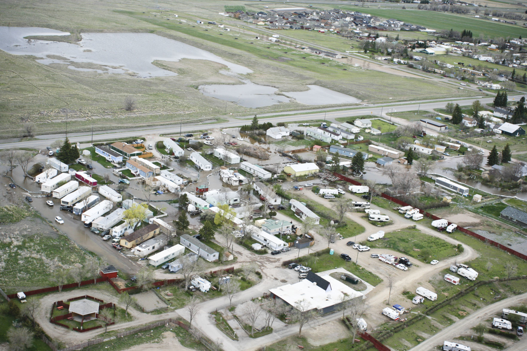 Helena flooding from above